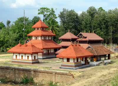 Sree Seetha Devi Temple's red-tiled shrine complex